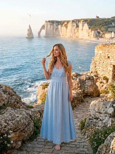 Boho vintage maxi kleid - kleid, gr