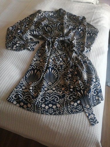 Vera moda boho kleid blau - moda,