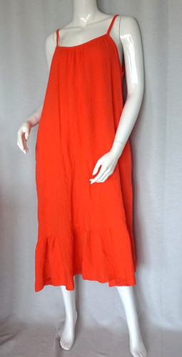 Hippie midi kleid trägerkleid - midi,