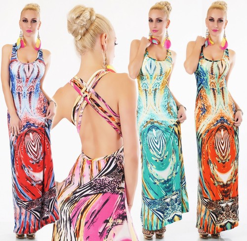 Damen maxi kleid lang sexy - damen,