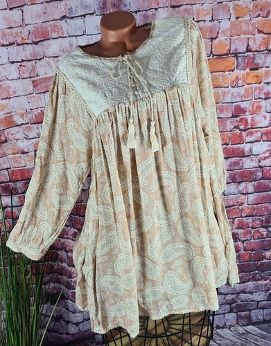 Luftiges alinie bohemian kleid - luftiges,