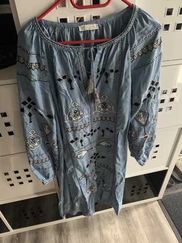 Zara jeanskleid - jeanskleid, trf